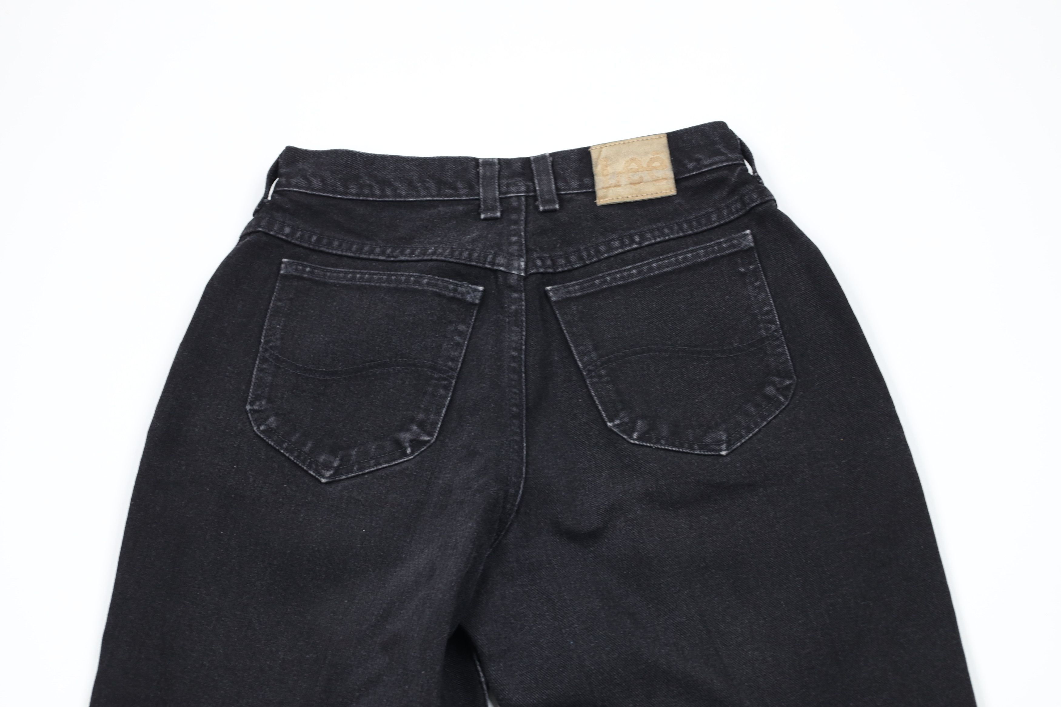 Lee × Vintage Vintage 90s Lee High Waist Tapered Leg Denim Jeans Black Size 36" / US 14 / IT 50 - 12 Thumbnail