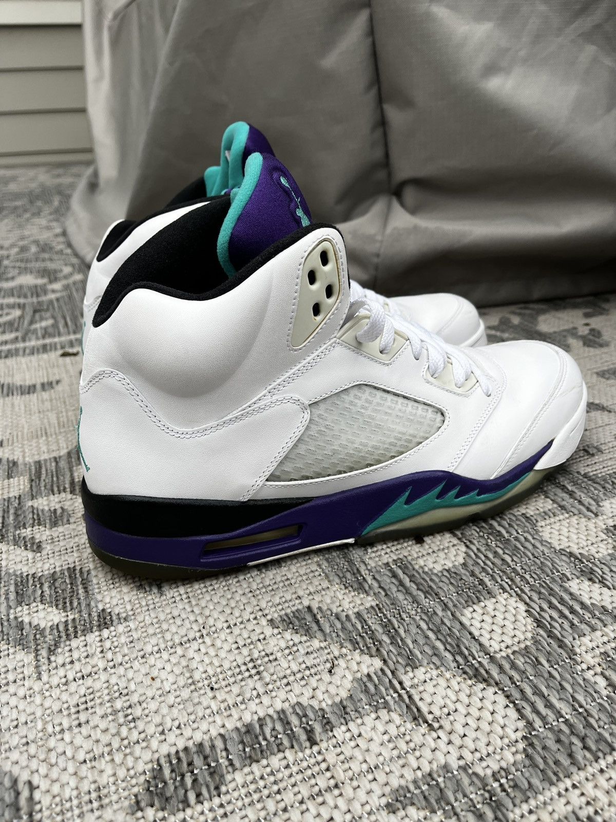 Jordan Brand Air Jordan 5 White Grape Sneakers (unisex) Size US 12 / EU 45 - 6 Thumbnail