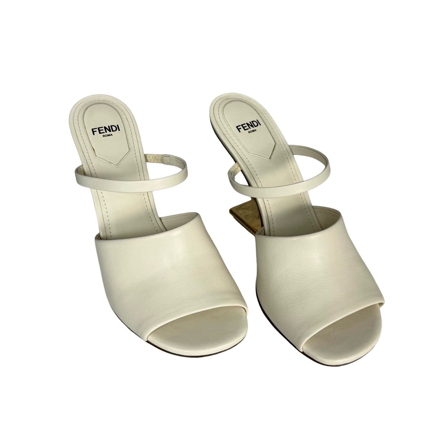 Fendi Fendi First Heel Sandals Size 37 Size US 7 / IT 37 - 1 Thumbnail