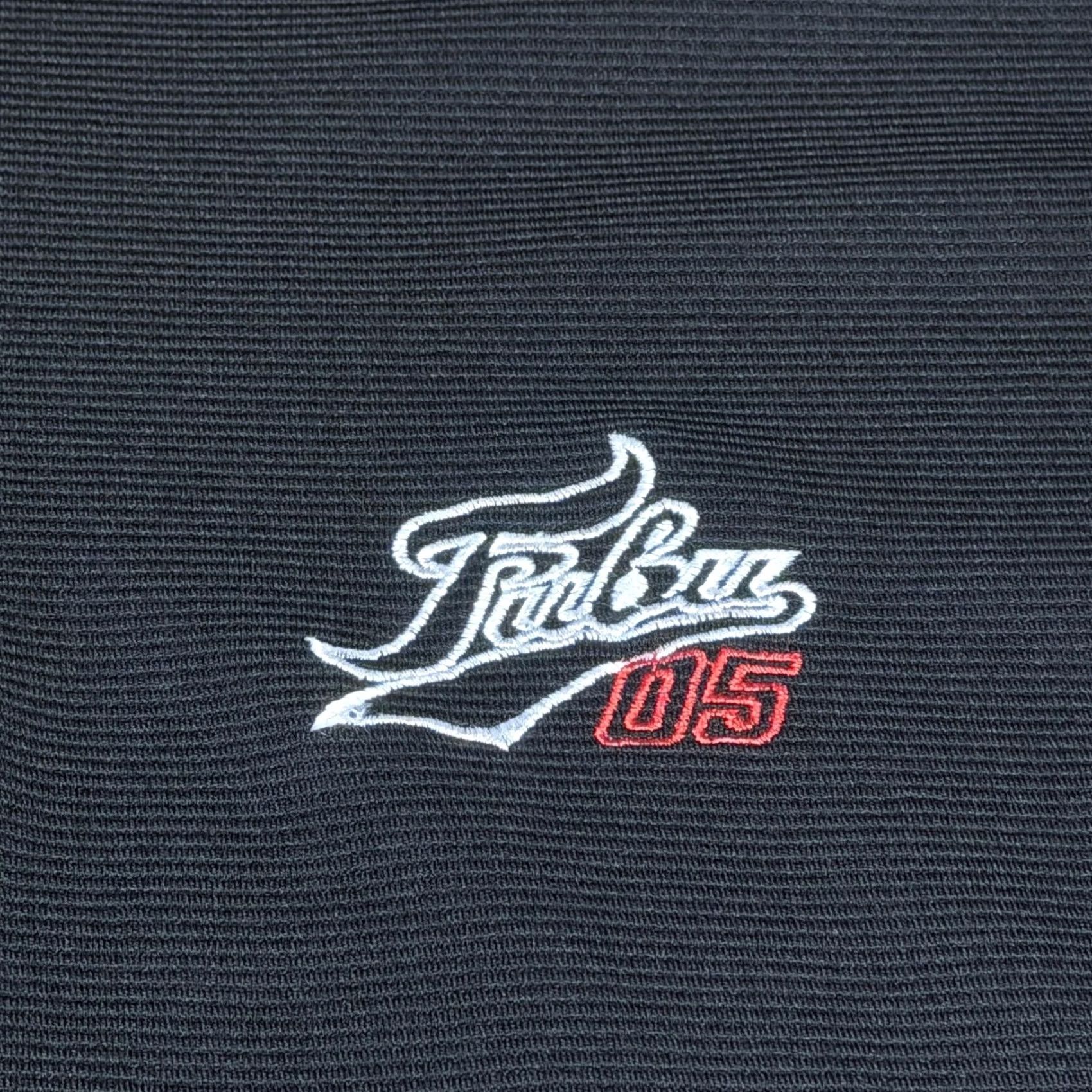 Fubu FUBU Sweatshirt XL Black 1/4 Zip Pullover Striped Sleeve Embroidered Mens XL Sweatshirt Size US XL / EU 56 / 4 - 3 Thumbnail