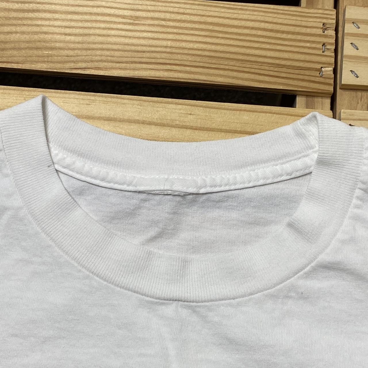 Other Vintage 2007 White Biker Tee with Flame Sleeves Size XL Size US XL / EU 56 / 4 - 4 Thumbnail