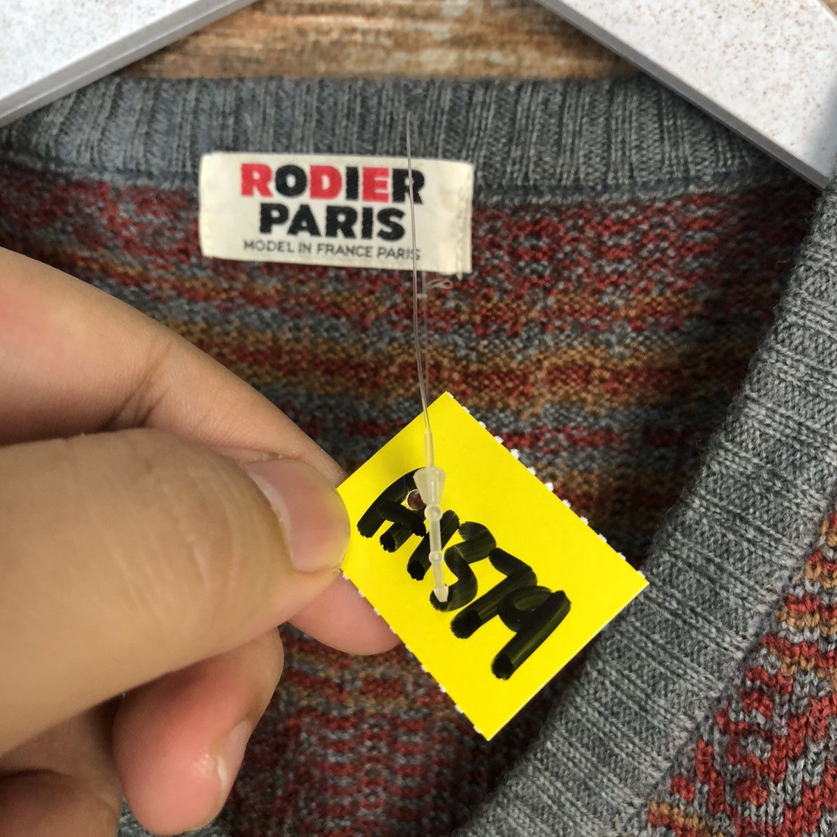 Homespun Knitwear × Japanese Brand Rodier Paris vintage Brown Vest Knitwear #A1379 Size XS / US 0-2 / IT 36-38 - 8 Thumbnail