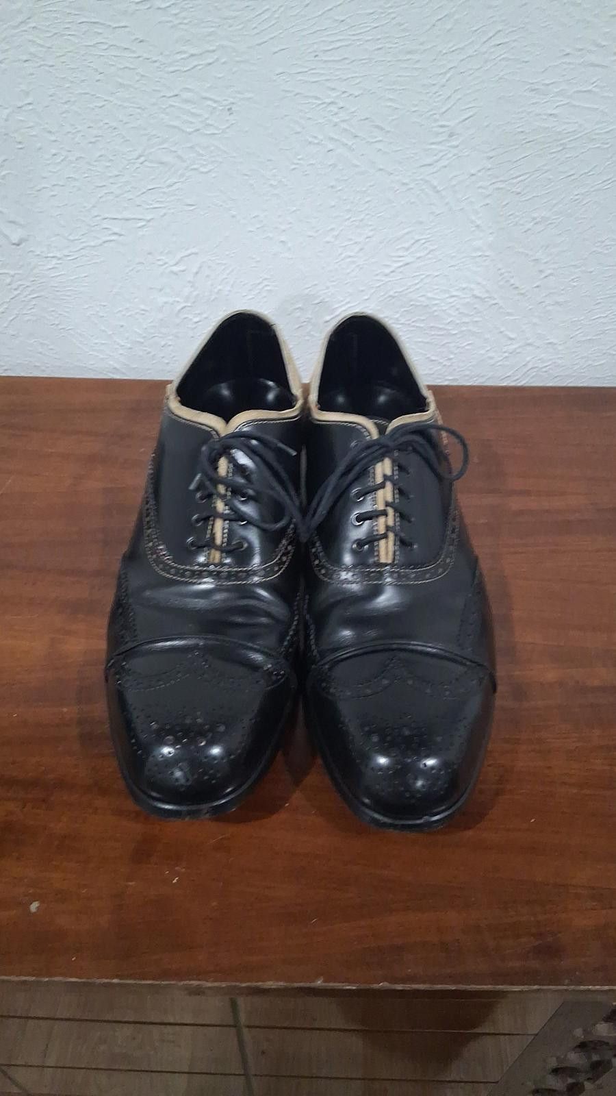 Prada Prada Men’s Leather & Suede Oxfords Size ONE SIZE - 2 Thumbnail