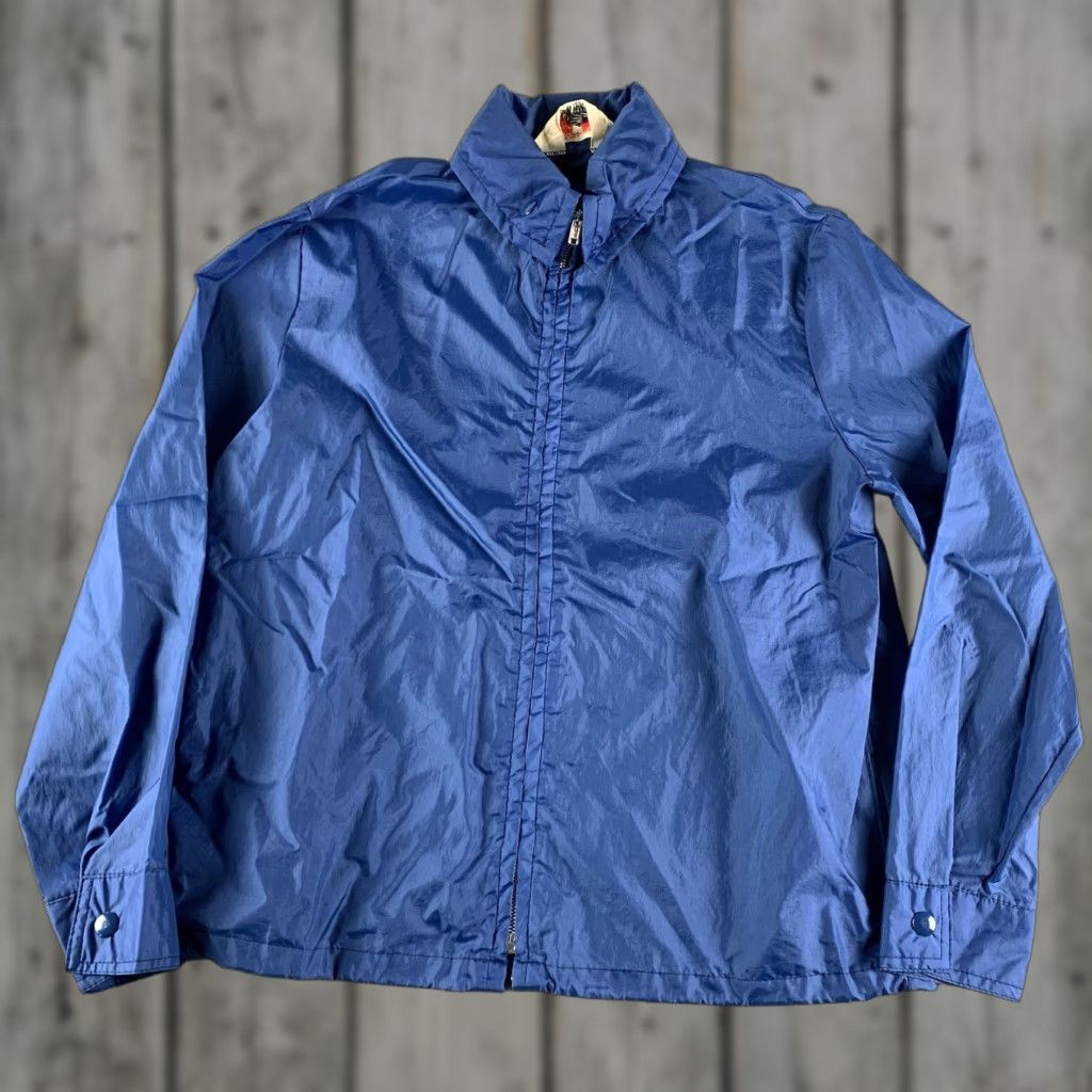Vintage VINTAGE Amerex Sport Series Jacket Windbreaker Full Zip Blue Mens L 80s 70s Nylon Logo Size L / US 10 / IT 46 - 1 Thumbnail