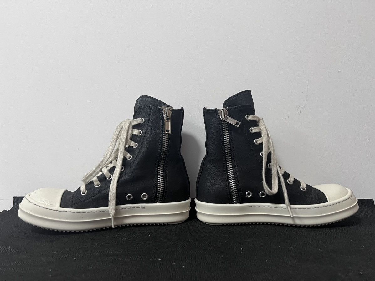 Rick Owens Drkshdw Rick owens drkshdw waxed ramones high top sneakers sz35 Size US 5 / IT 35 - 9 Thumbnail