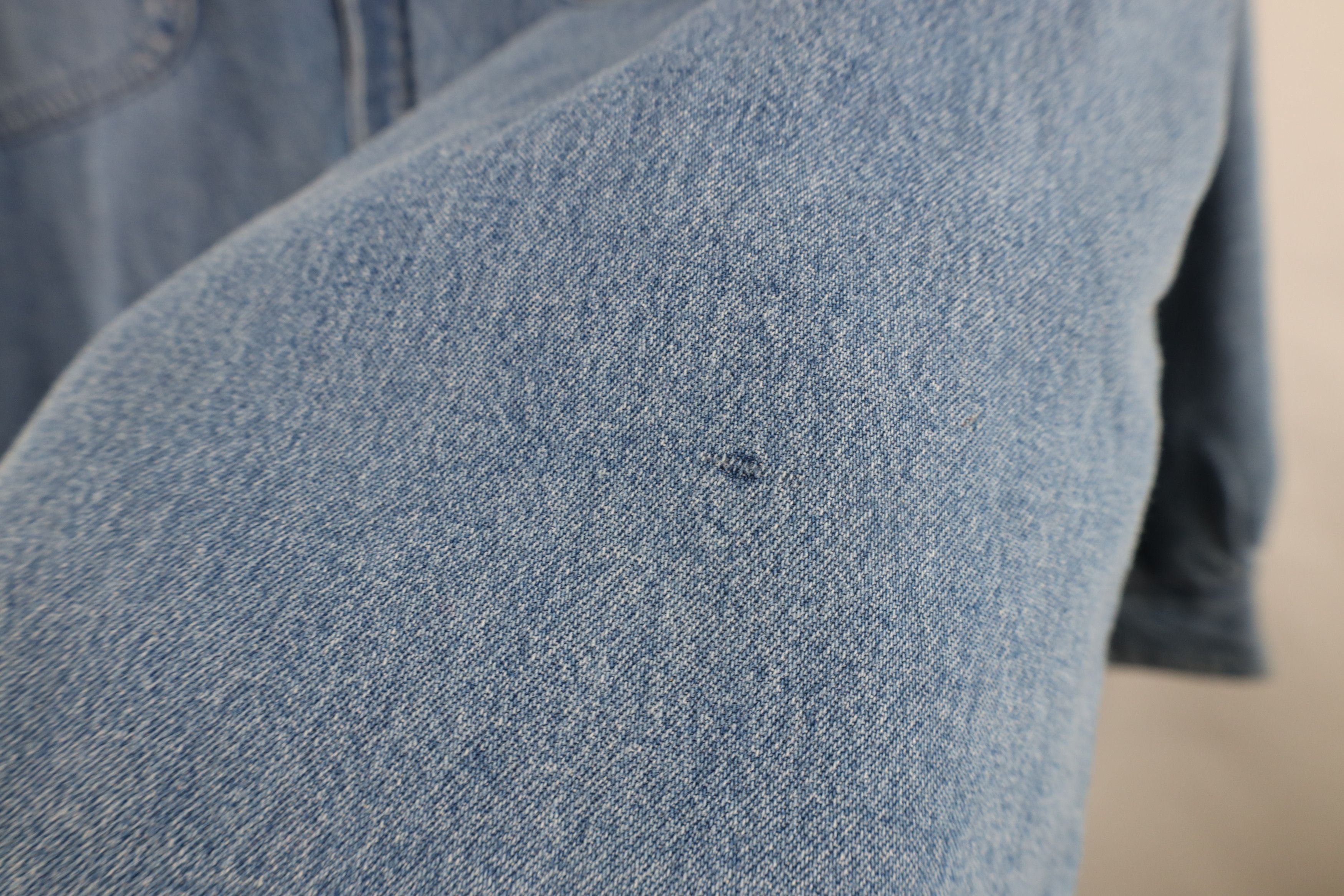 Vintage Vintage 90s Streetwear Lined Denim Button Shirt Jacket Size US XL / EU 56 / 4 - 6 Thumbnail