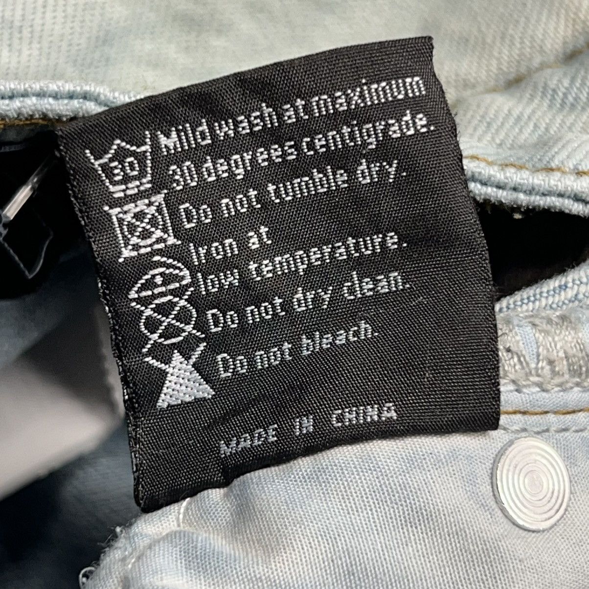 Who Decides War Who Decides War Extended Hem Embroidered Denim Size US 26 / EU 42 - 10 Thumbnail