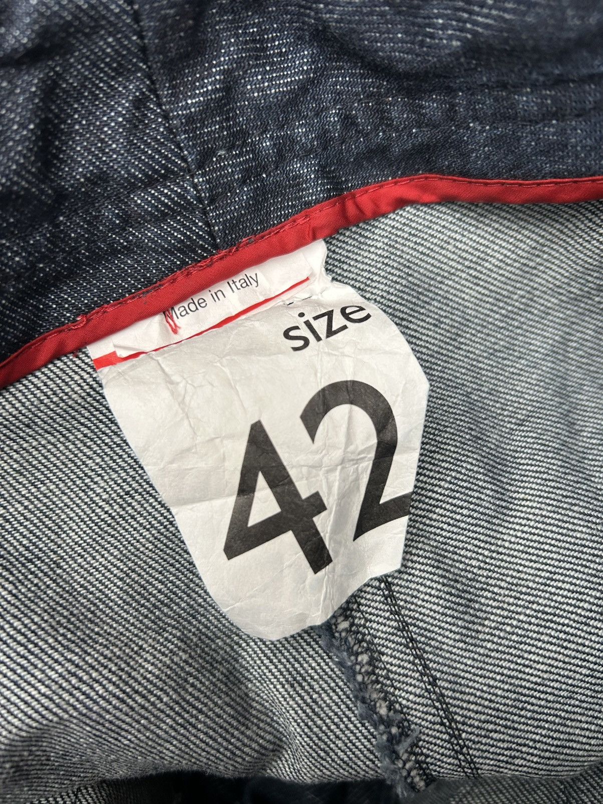 Prada × Vintage Vintage 2000’s Prada Sport Linea Rossa Bootcut Jeans Size 42 Size 28" / US 6 / IT 42 - 7 Thumbnail
