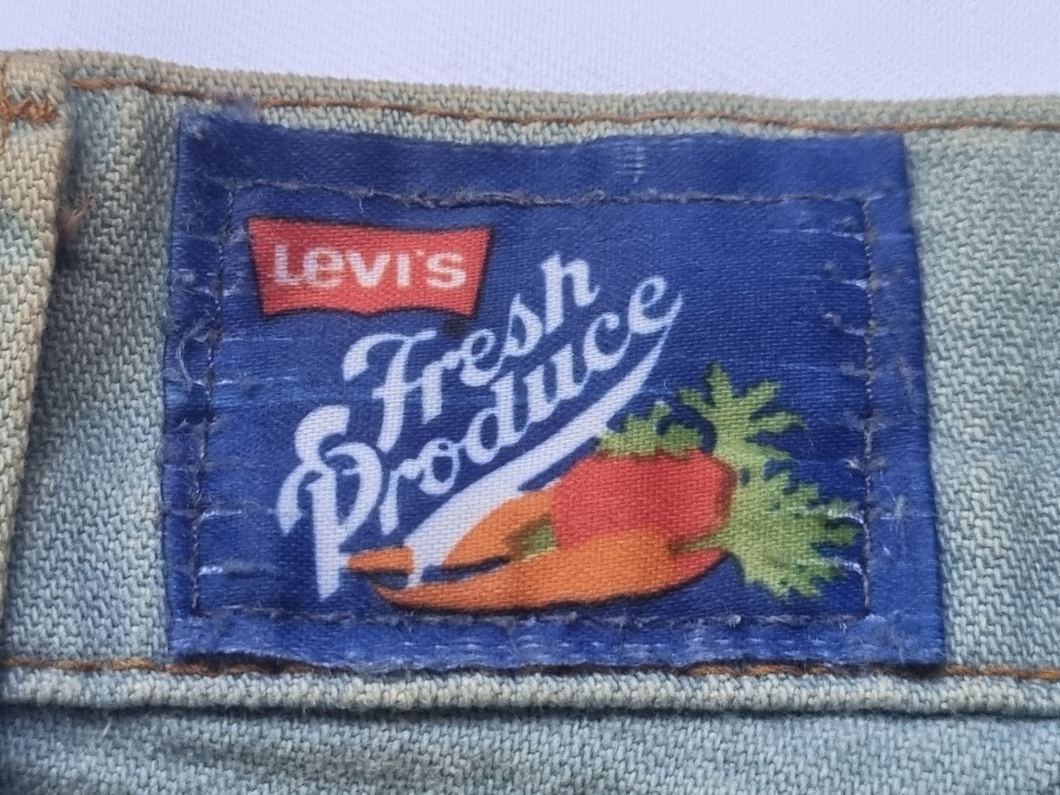 Levi's × Vintage Vintage 70s Levi's Fresh Produce Jeans Size US 28 / EU 44 - 13 Thumbnail