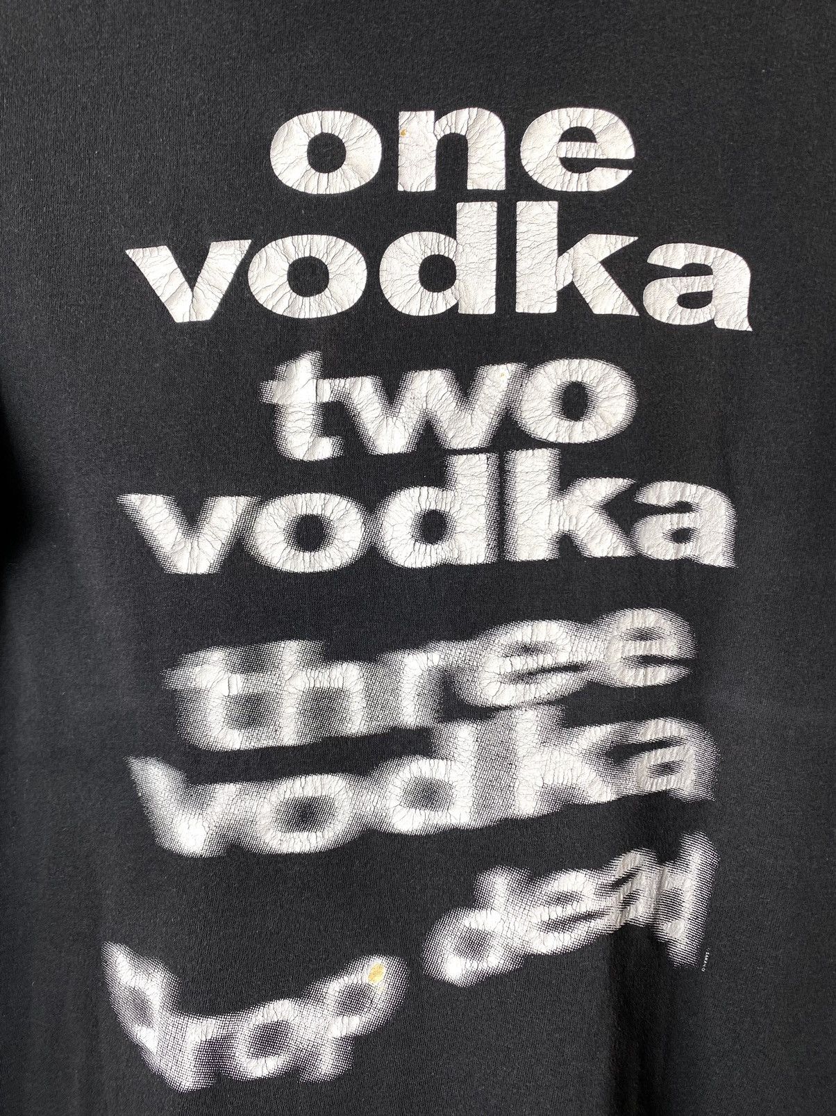 Band Tees × Vintage 00’s Vintage One Vodka Drop Dead T Shirt Coors Budweiser Size US S / EU 44-46 / 1 - 2 Thumbnail