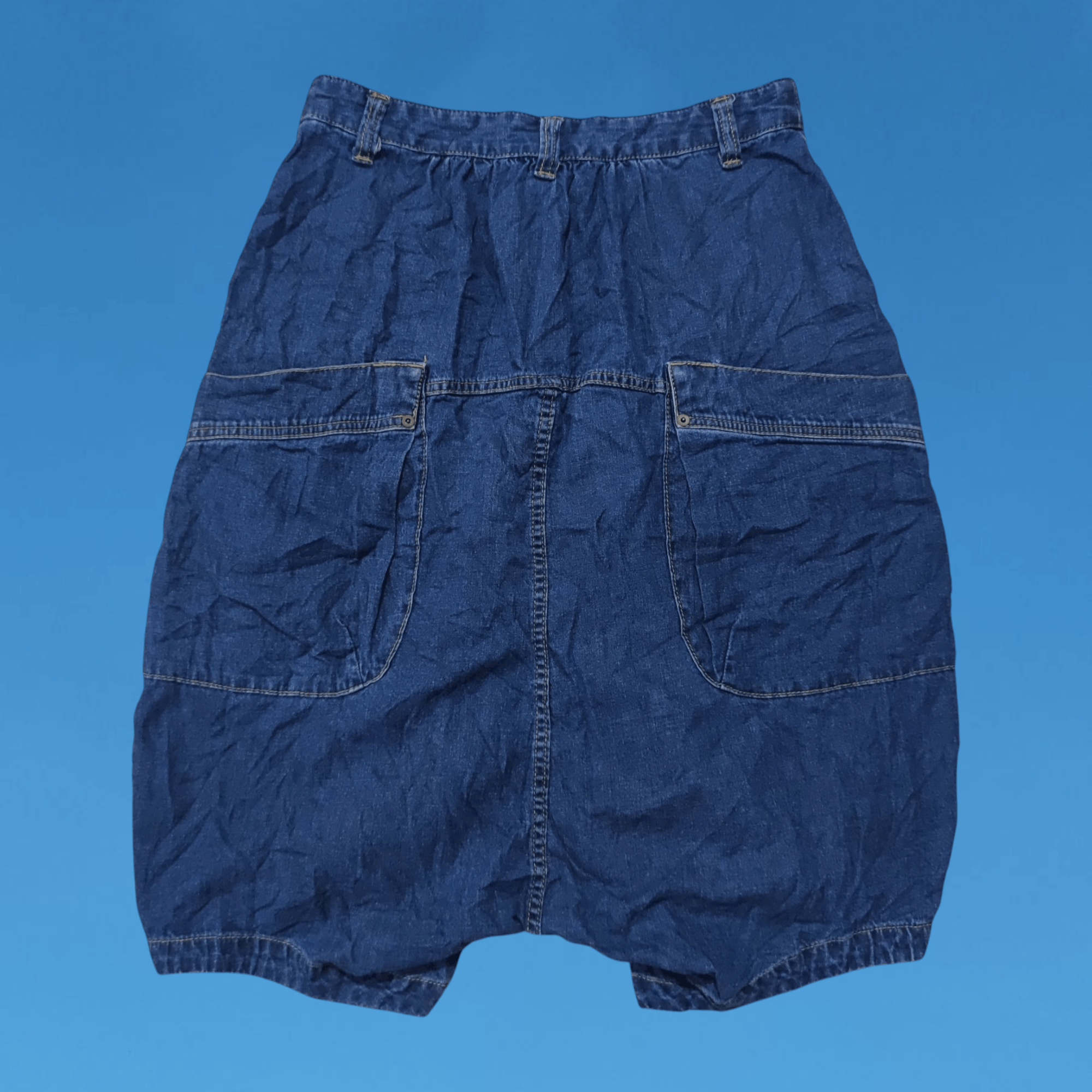 Frapbois × Issey Miyake × Japanese Brand 2000s Frapbois By Issey Miyake Drop Crotch Balloon Pants Size US 29 - 2 Thumbnail