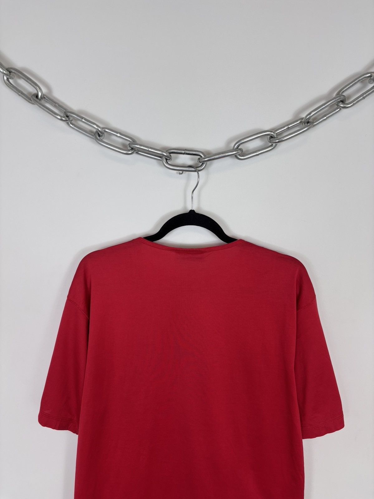 Trussardi Vintage Trussardi Jeans Men’s Red Cotton T-Shirt Tee Size US M / EU 48-50 / 2 - 12 Thumbnail