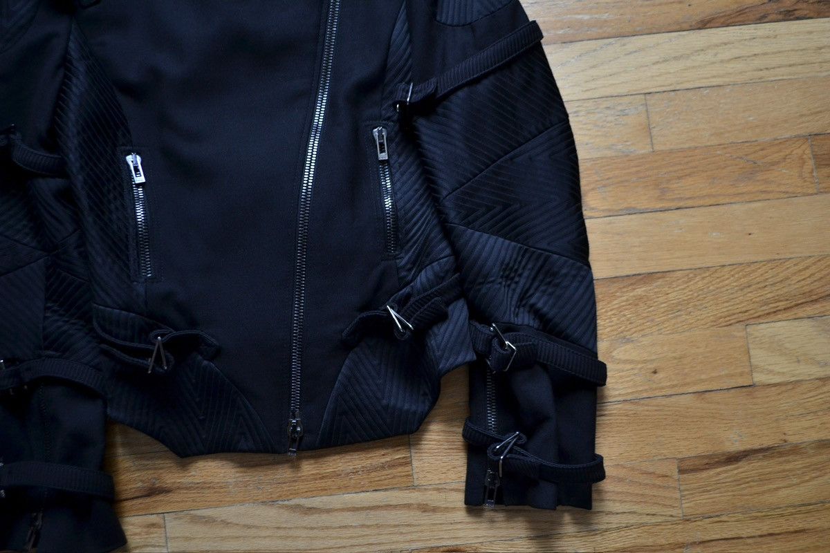 Versace FW2003 Bondage Moto Biker Jacket Size M / US 6-8 / IT 42-44 - 3 Thumbnail