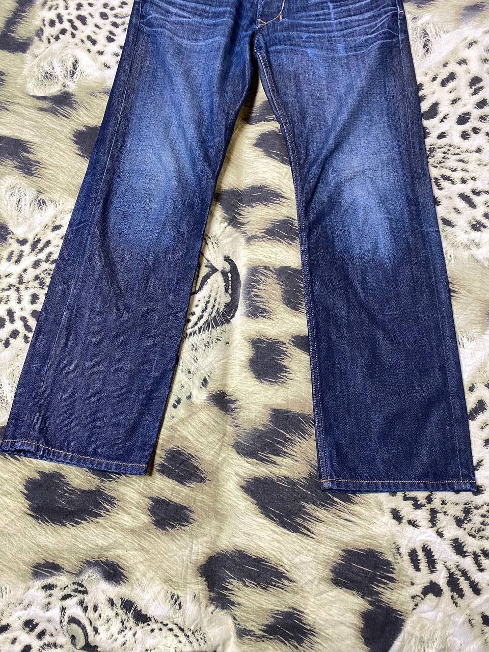 Diesel DIESEL🔥THRASHED DISTRESSED DENIM SWEATPANTS Size US 34 / EU 50 - 9 Thumbnail