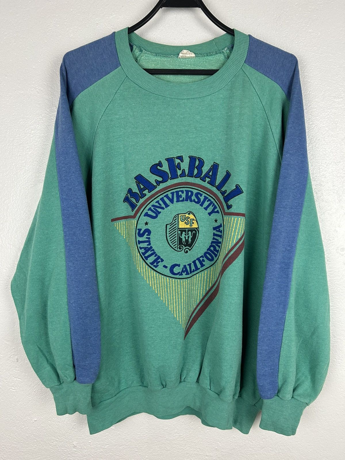 Vintage 70s Vintage University State California USF Crewneck Sweat Size US XL / EU 56 / 4 - 1 Thumbnail