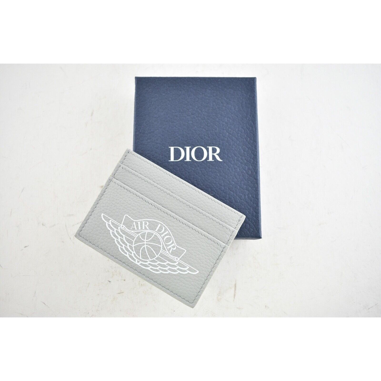 Dior Air Dior Jordaan White Logo Credit Card Holder Case Wallet Size ONE SIZE - 2 Thumbnail