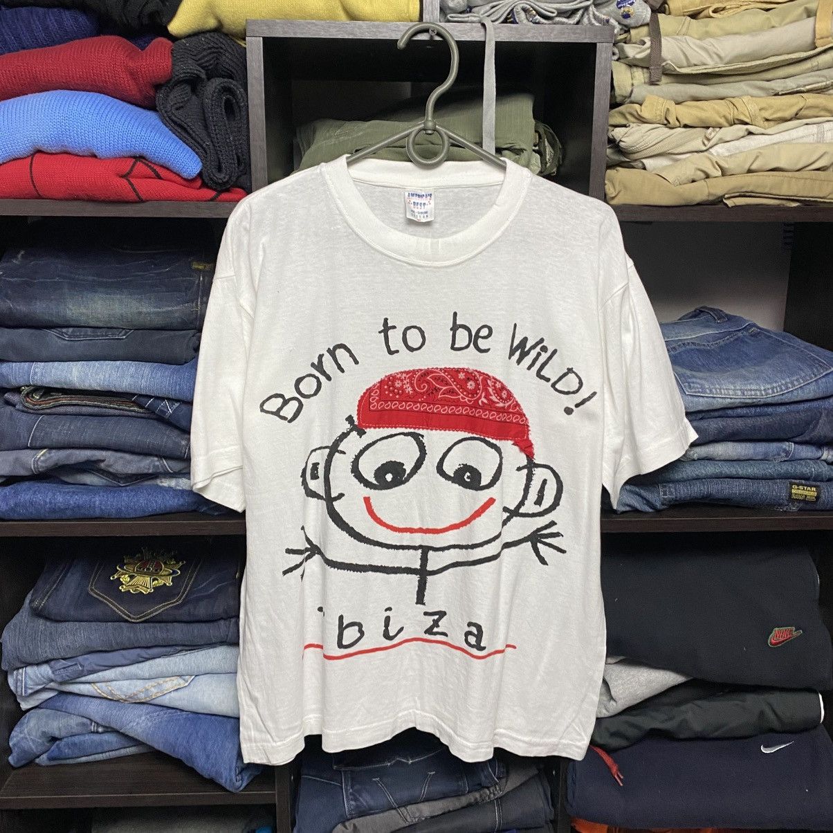 Cartoon Network Vintage Born To Be Wild Ibiza 90’s Made In Usa cartoon tee Size US M / EU 48-50 / 2 - 1 Thumbnail