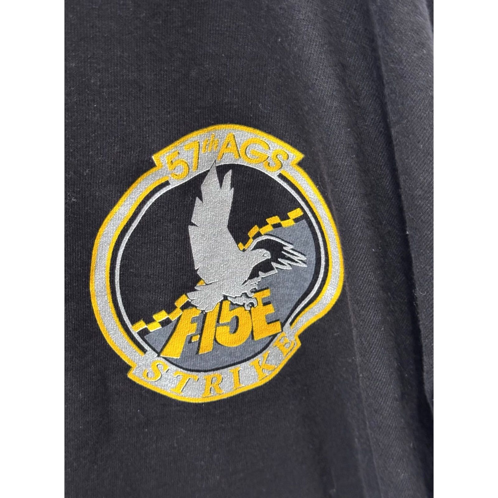 Vintage 57th AGS F15 Strike Bomb TEE Shirt Extra Large Size US XL / EU 56 / 4 - 2 Thumbnail