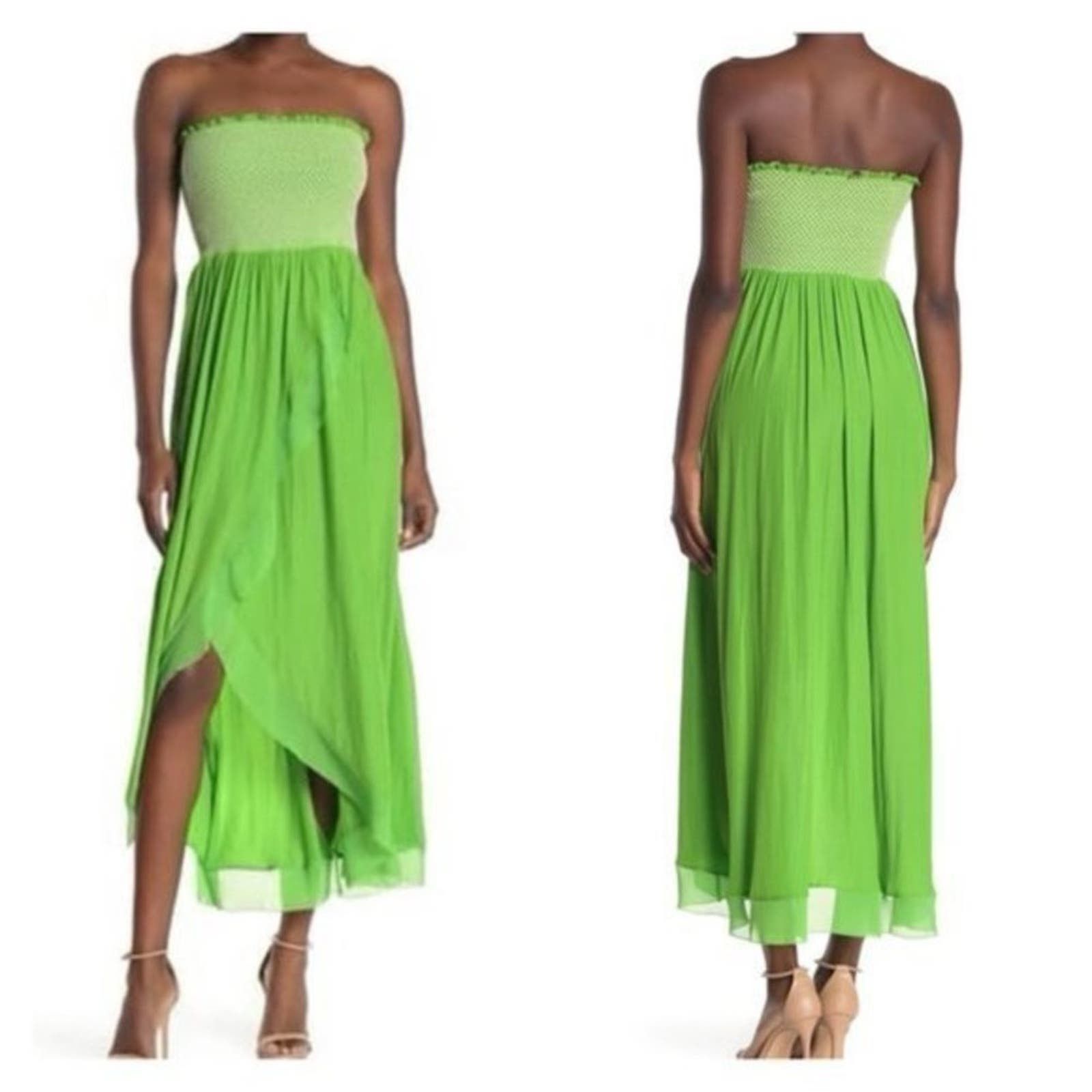 image of Ramy Brook Demetra Maxi Dress: Elevate Your Style | Size Xs in Green, Women's