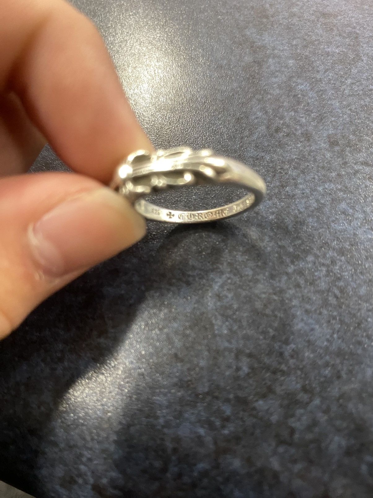 Chrome Hearts Chrome Hearts Baby Classic Floral Cross Ring Size ONE SIZE - 12 Thumbnail
