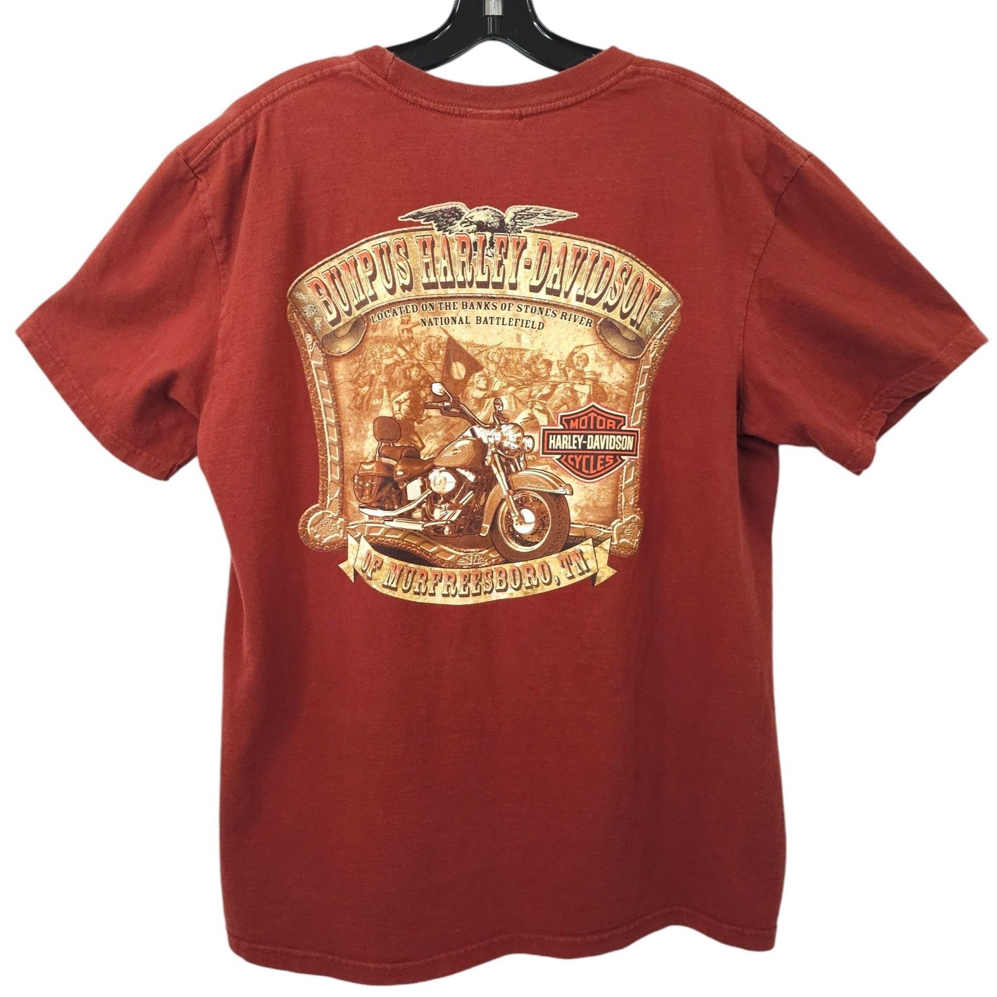 Harley Davidson Harley Davidson T Shirt Mens L Double Sided Ride To Live Size US L / EU 52-54 / 3 - 1 Thumbnail