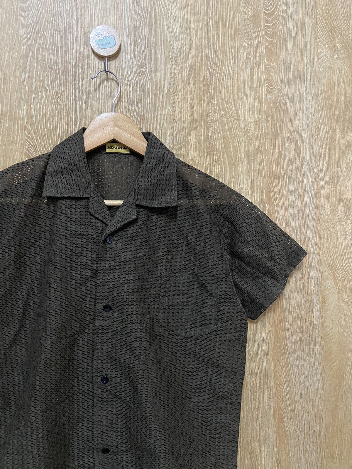 Handmade Vtg Lace Shirt Size US M / EU 48-50 / 2 - 2 Thumbnail