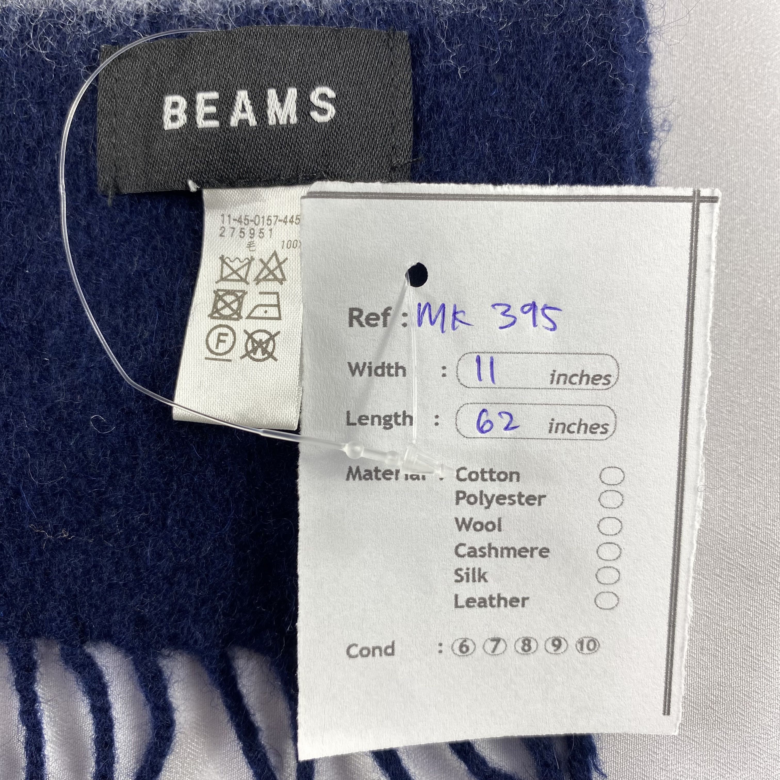 Beams Plus Japanese Brand Beams Scarf Neck Wrap Wool Muffler Size ONE SIZE - 6 Thumbnail