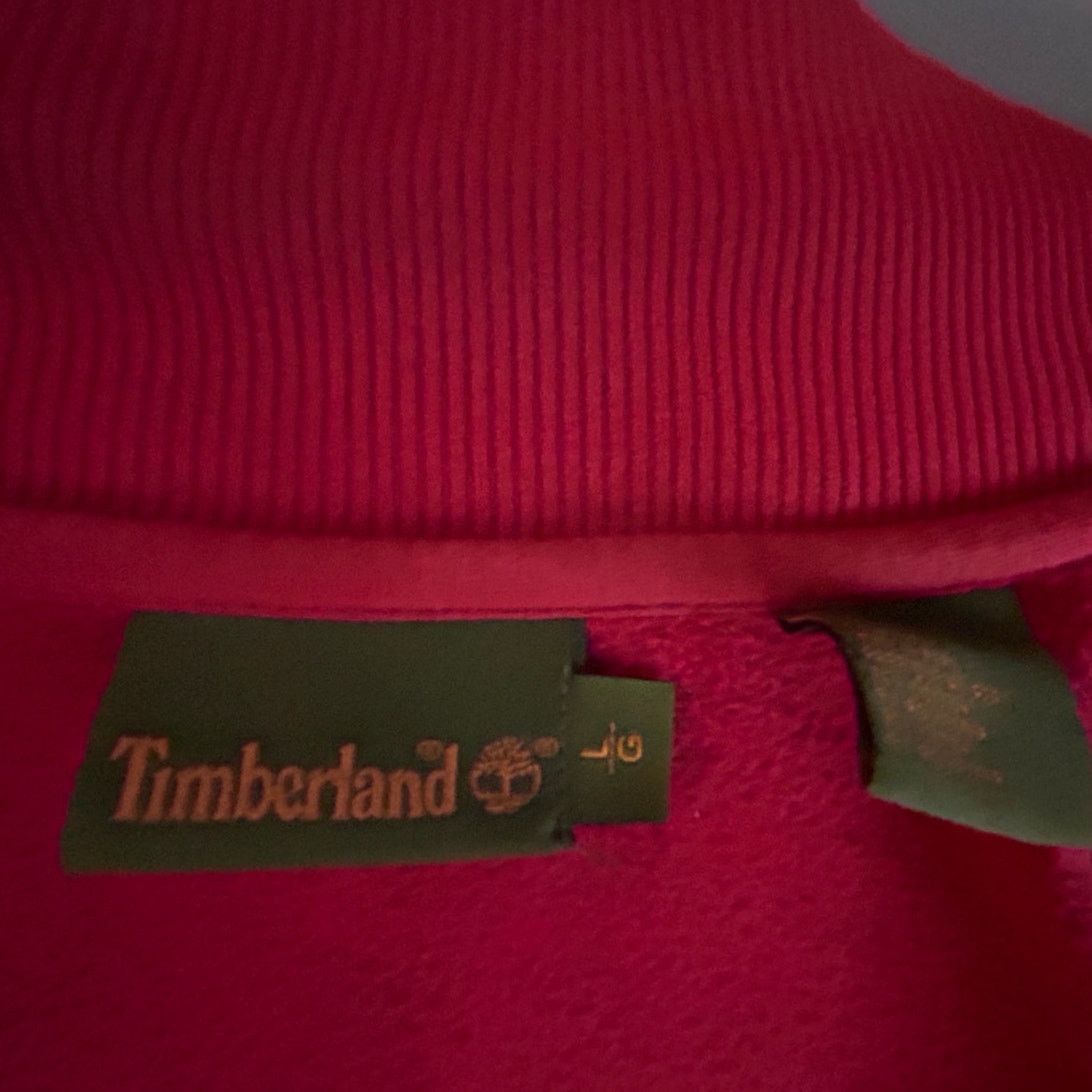 Timberland Vintage Timberland Red Track Jacket Size L Y2K Logo Zip Size US L / EU 52-54 / 3 - 5 Thumbnail