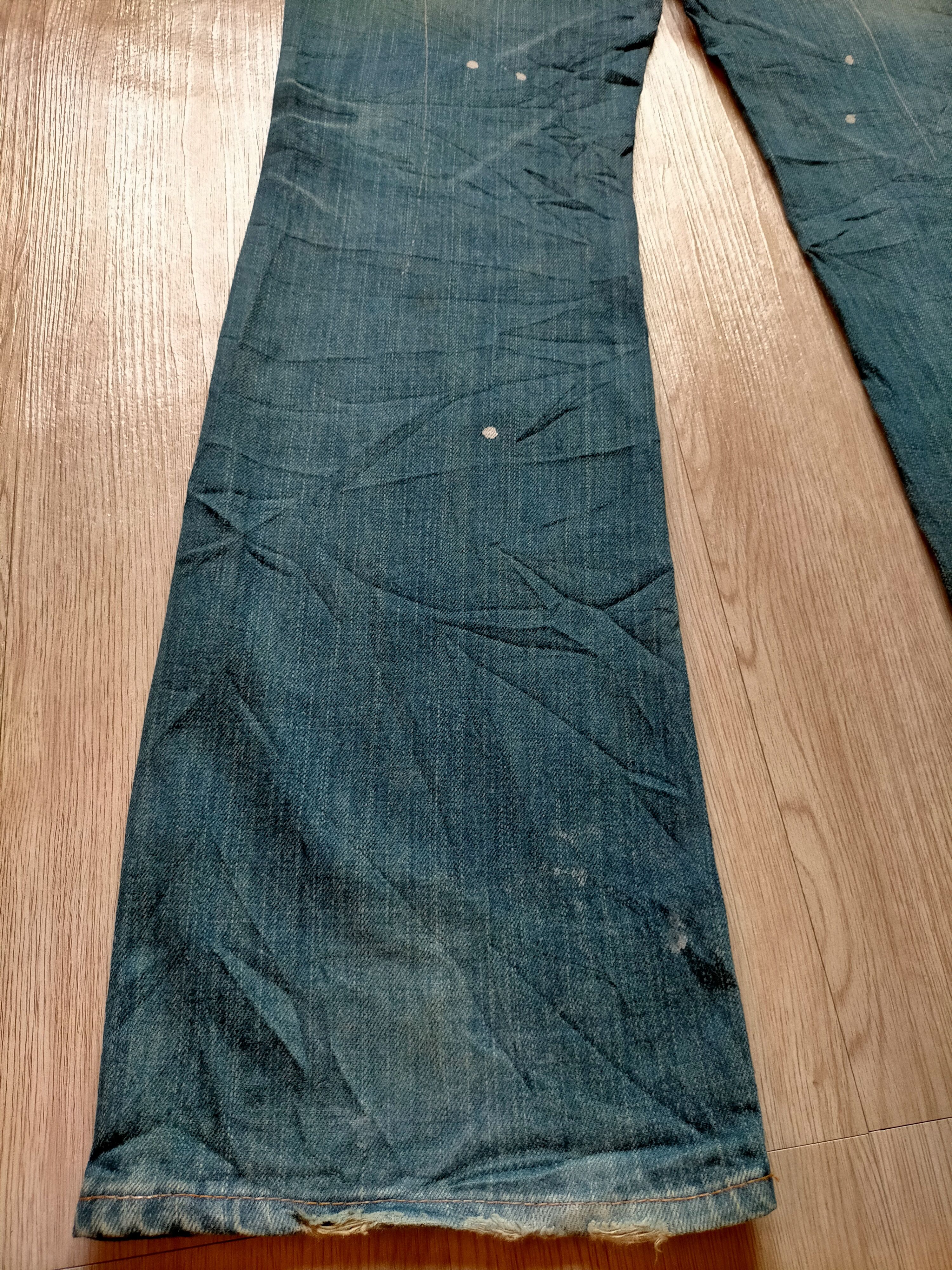 Hysteric Glamour Flare Jeans Root three Rare Design Painted Boot cut Denim Size US 30 / EU 46 - 14 Thumbnail
