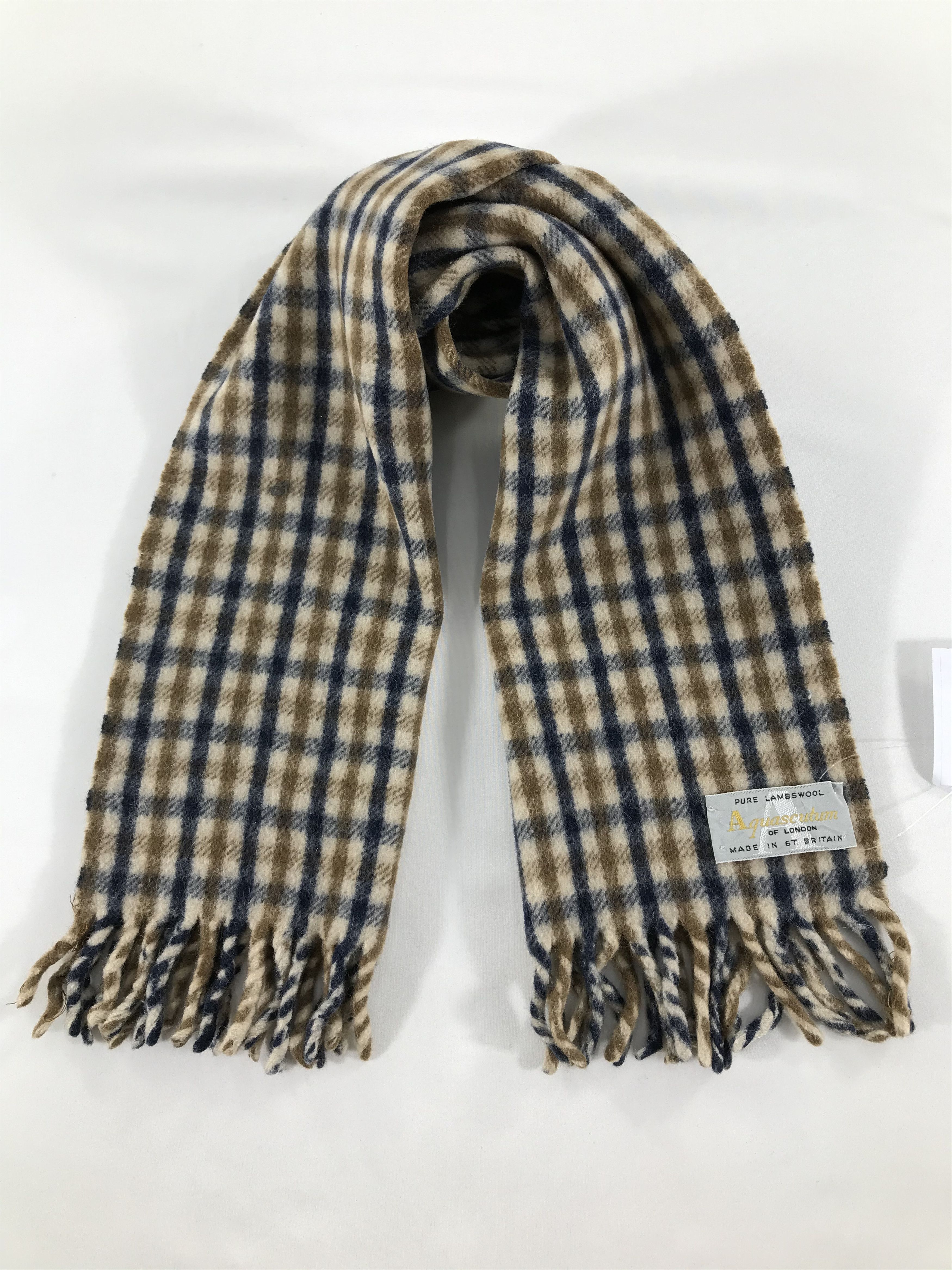 Aquascutum Vintage Aquascutum Scarf/Muffler/Neckwear MF1443 Size ONE SIZE - 1 Thumbnail