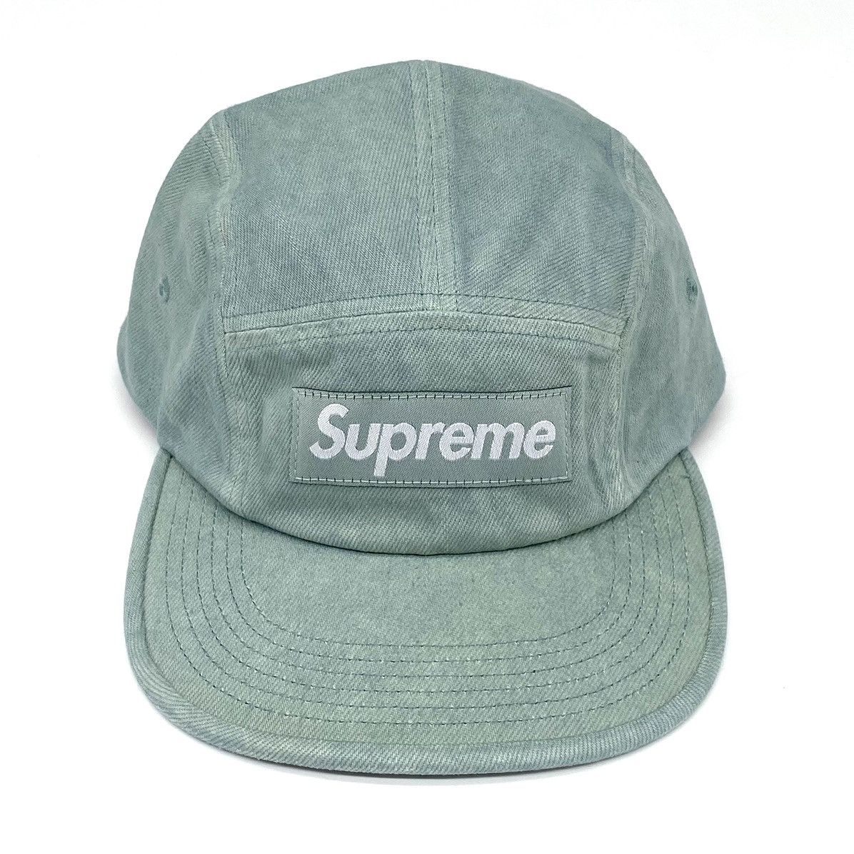 Buy Supreme Denim Camp Cap 'Teal' - FW24H37 TEAL | GOAT