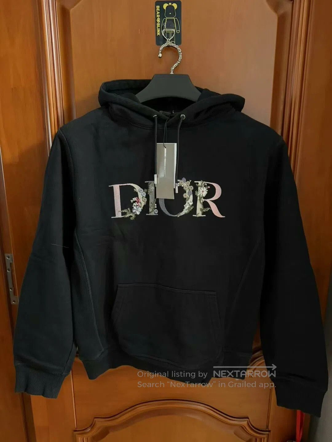 Dior dior floral embroidered hoodie size medium. Size M / US 6-8 / IT 42-44 - 1 Thumbnail