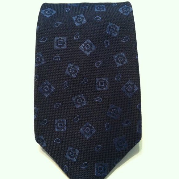 Brooks Brothers BROOKS BROTHERS MEN'S NEW BLUE SILK TIE WIDTH: 3 1/4" Size ONE SIZE - 2 Thumbnail