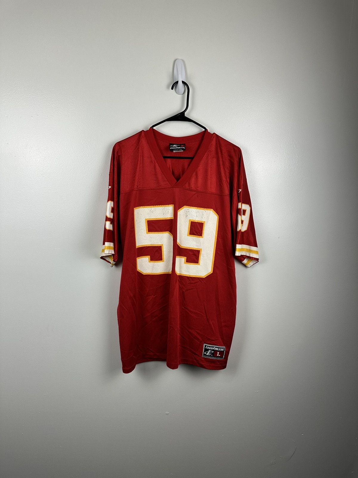 Vintage Puma NFL Kansas City Chiefs Donnie Edwards #59 Jersey Large ...