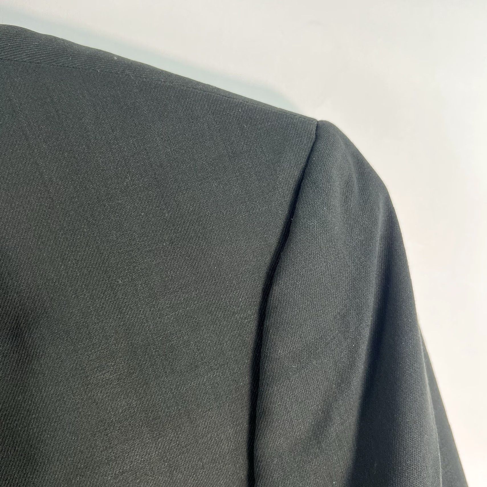 Hart Schaffner Marx Hart Schaeffer Marx Blazer Jacket Men’s Size 48 L Green Wool Tweed Notch Single-Breasted 2-Button USA Mens Size 48R - 2 Thumbnail