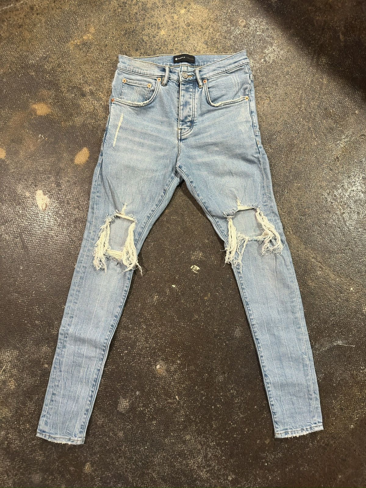 P002 Light Indigo Blowout