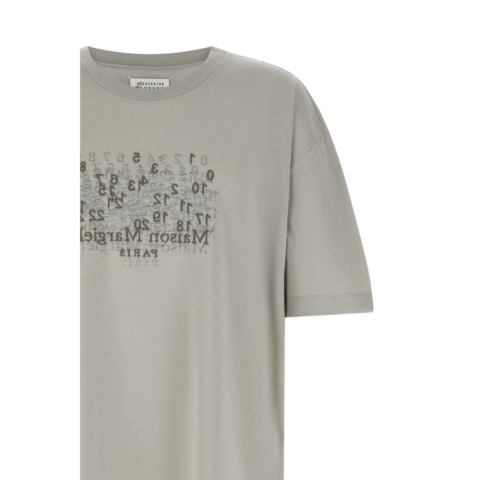 Maison Margiela MAISON MARGIELA Numerical Gray TShirt New & Authentic (Men's Size US M / EU 48-50 / 2 - 3 Thumbnail
