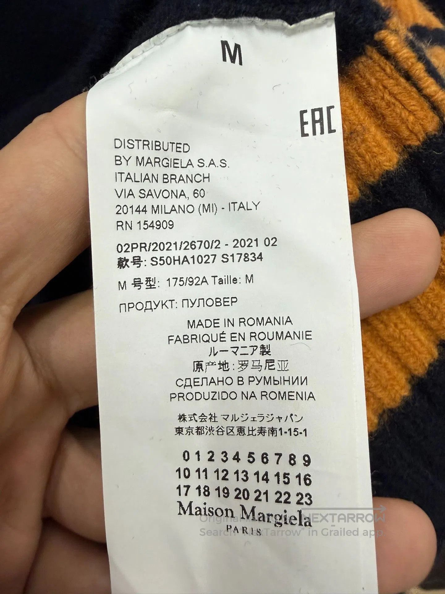 Maison Margiela Maison Margiela Four Stitch Wool Sweater. Size US M / EU 48-50 / 2 - 8 Thumbnail