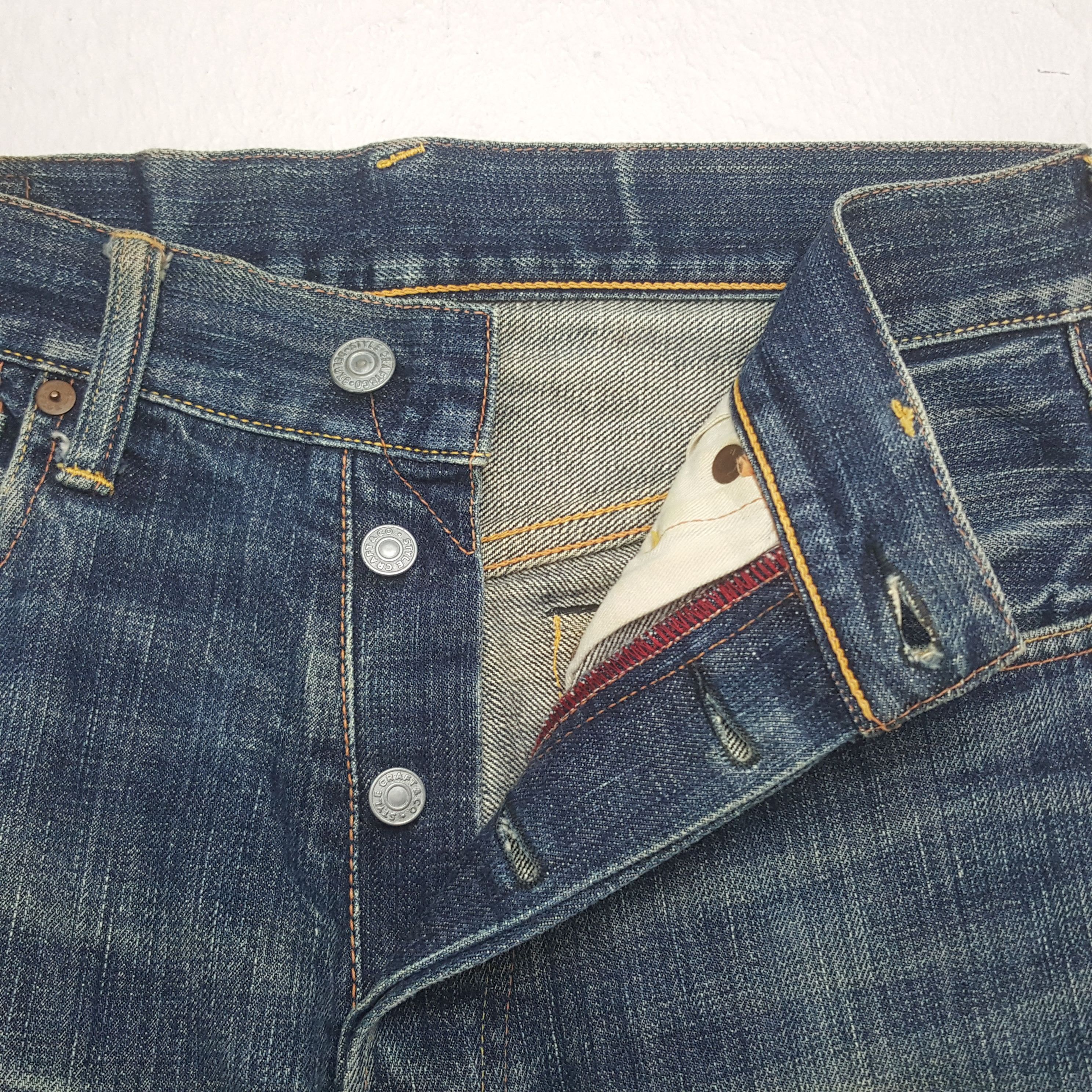 Evisu Vintage Evisu Japanese Brand Daicock Custom Denim Jeans RR14 Size US 29 - 7 Thumbnail