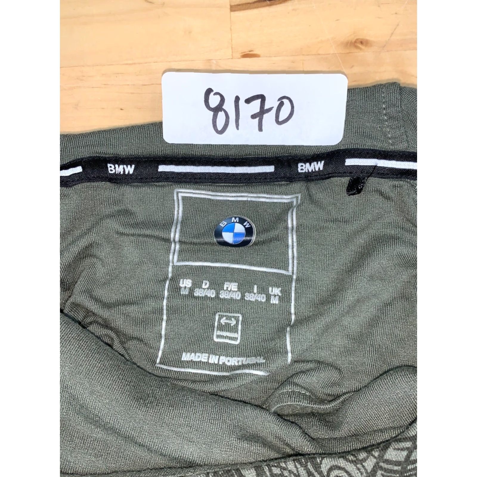 BMW BMW Hoodie Womens M Olive Green Casual Stretch Pockets Logo #8170 Size M / US 6-8 / IT 42-44 - 2 Thumbnail