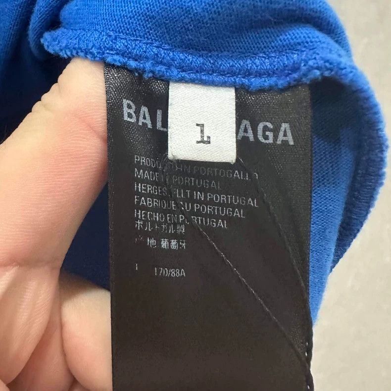 Balenciaga Balenciaga Embroidered Klein Blue Size US L / EU 52-54 / 3 - 6 Thumbnail