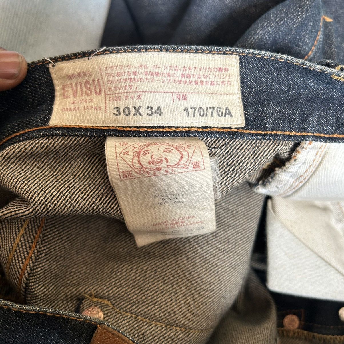 Evisu Vintage Evisu Selvedge Denim Jeans Waist 30 Length 34 Size US 30 / EU 46 - 8 Thumbnail