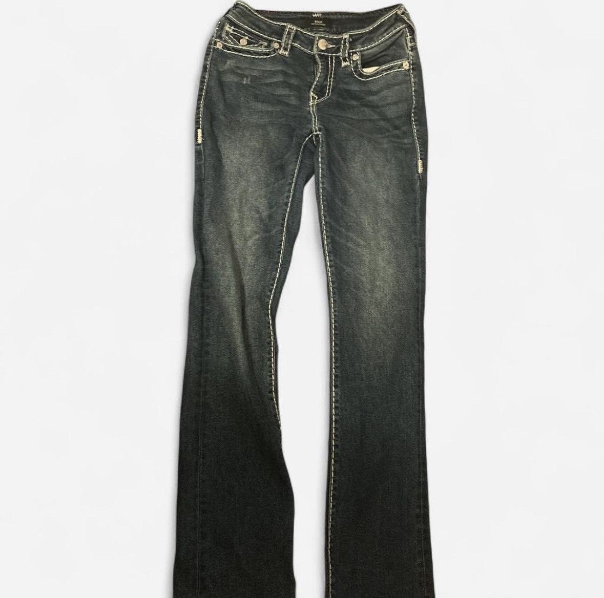 True Religion True Religion Billie Mid Rise Flared Jeans Size 28" / US 6 / IT 42 - 1 Thumbnail