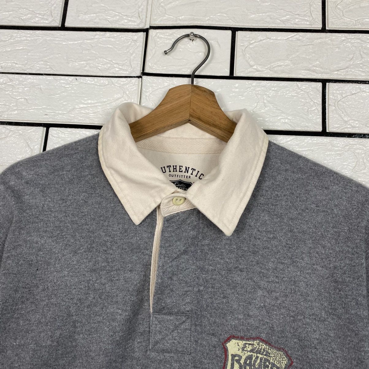 Japanese Brand Vintage Polo Rugby Shirt Collar Eddie Beauer Size US M / EU 48-50 / 2 - 9 Thumbnail