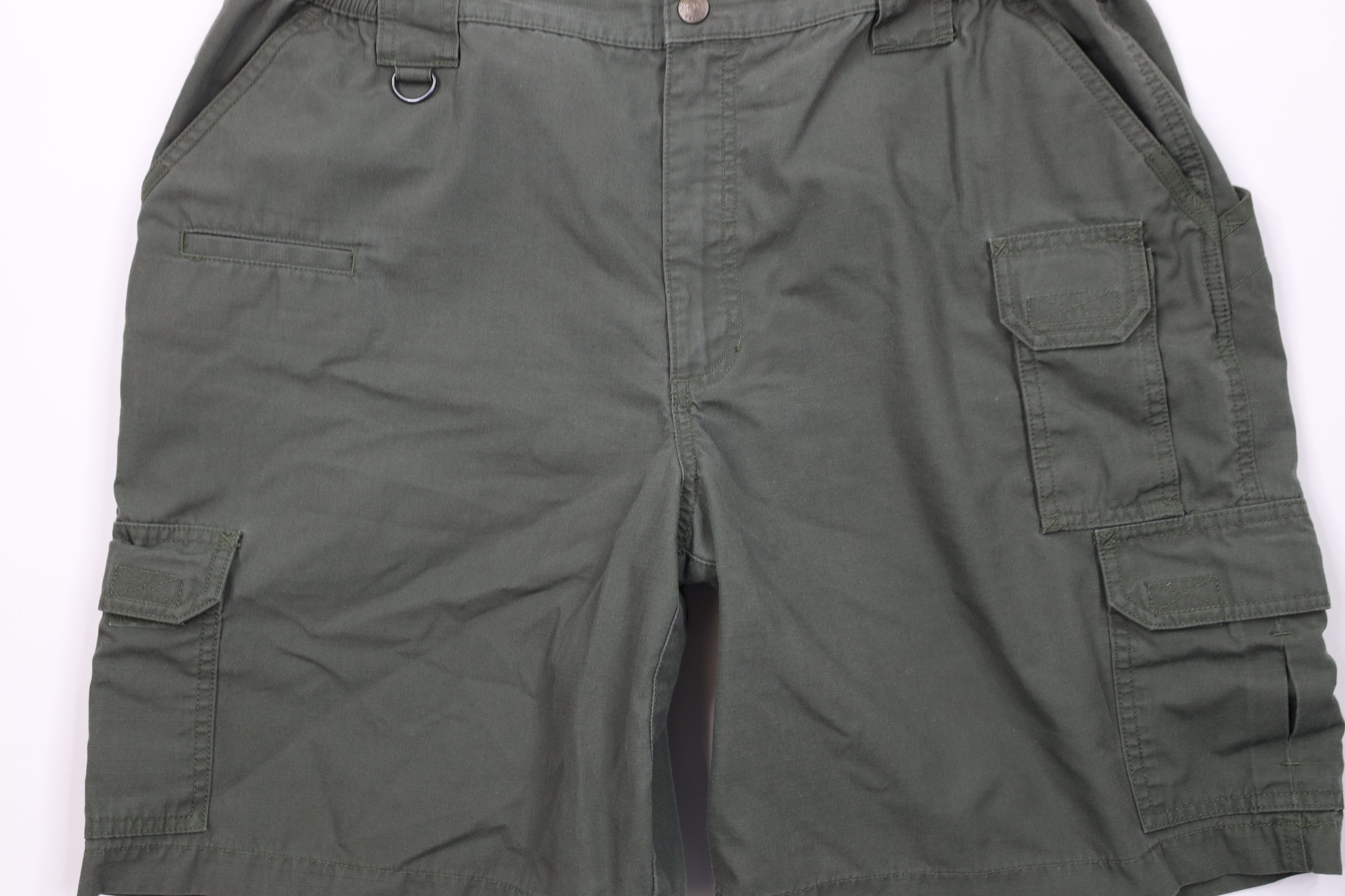 Vintage 5.11 Tactical Series Ripstop Uniform Cargo Shorts Green Size US 40 / EU 56 - 3 Thumbnail