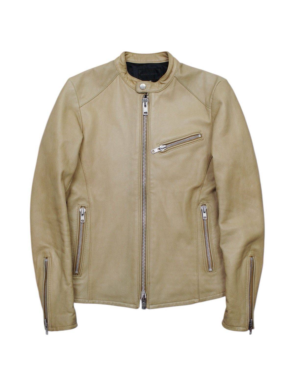 Murder License 2000S MURDER LICENSE TAN GOAT LEATHER RIDERS JACKET Size US S / EU 44-46 / 1 - 1 Thumbnail