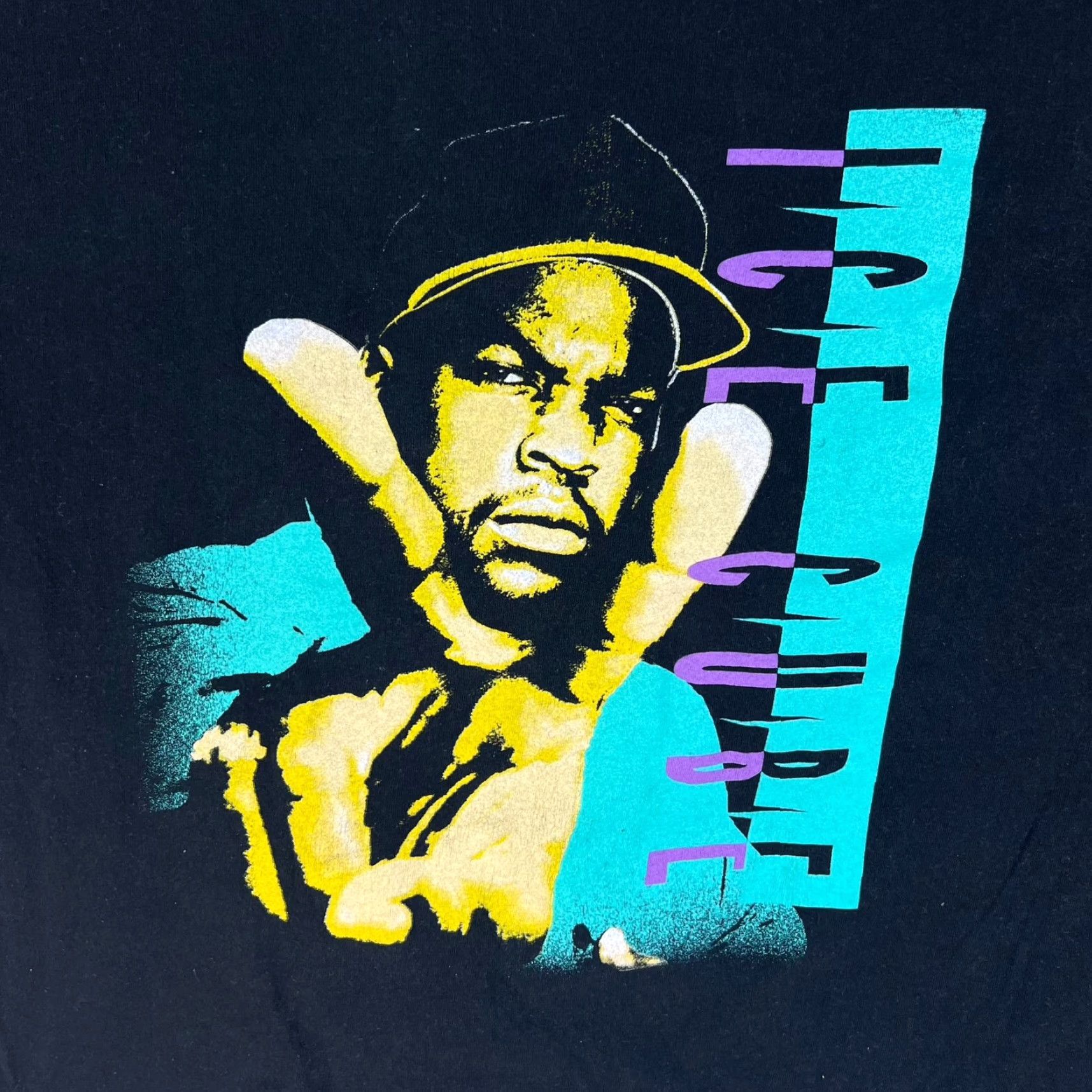 Vintage Ice Cube Peace T Shirt Mens Size 3XL Black Graphics Tee Shirt Mens 3XL Black Peace Ice Cube Graphic Tee Mens 3XL Black Size US XXL / EU 58 / 5 - 3 Thumbnail