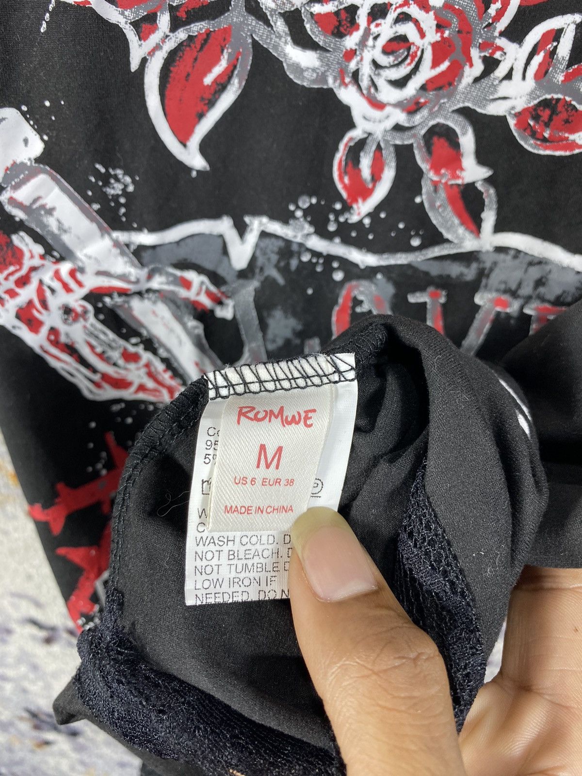14th Addiction × If Six Was Nine × Japanese Brand Eternal Romwe gothic punk style skull Size M / US 6-8 / IT 42-44 - 6 Thumbnail