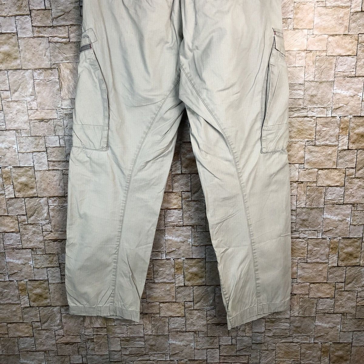 Japanese Brand Genba White utility tactical Cargo Multipocket Pants #A638 Size US 30 / EU 46 - 18 Thumbnail
