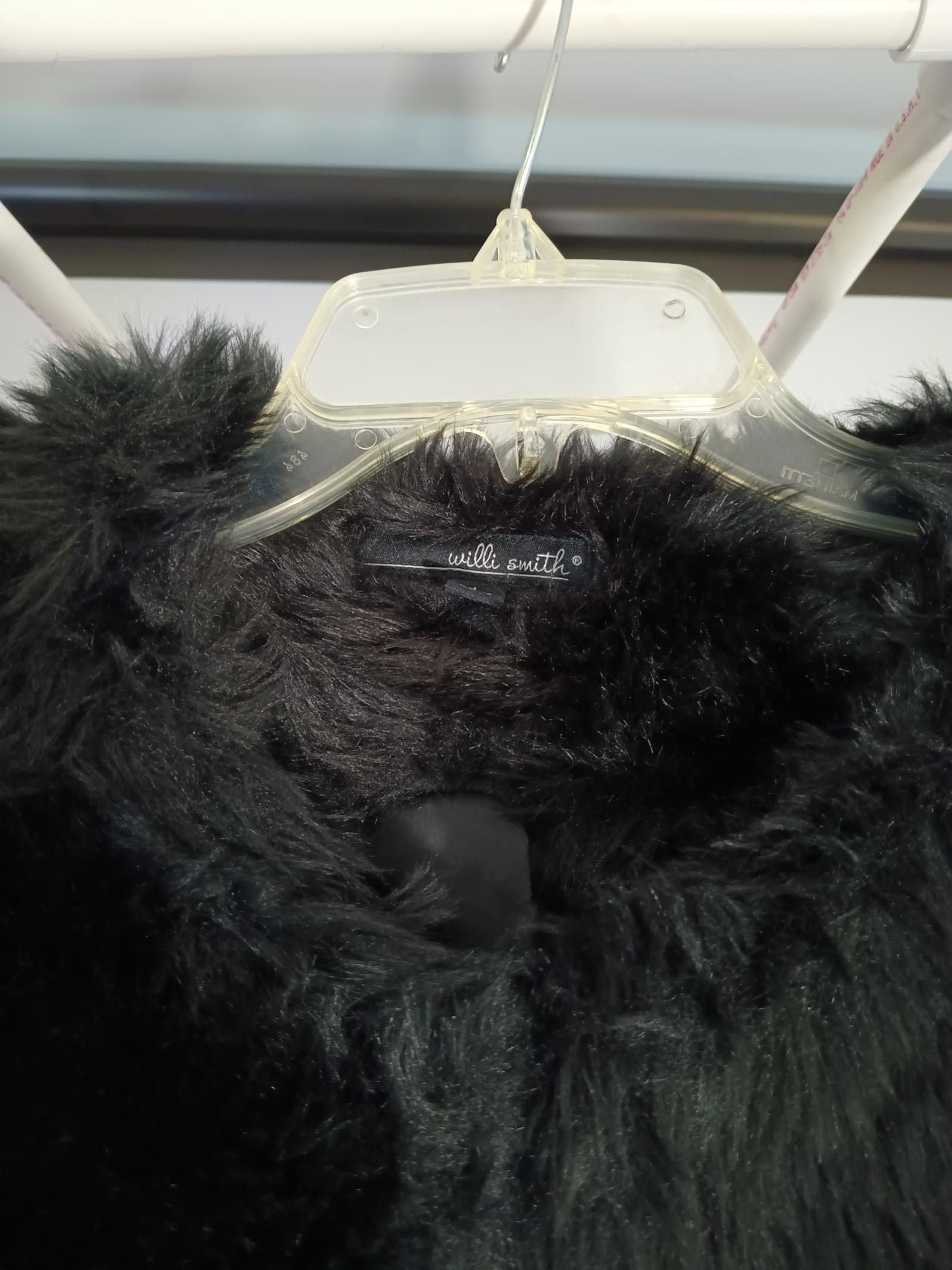 Willi Smith Willi Smith Black Faux Fur Jacket - Luxurious & Stylish Size L / US 10 / IT 46 - 3 Thumbnail